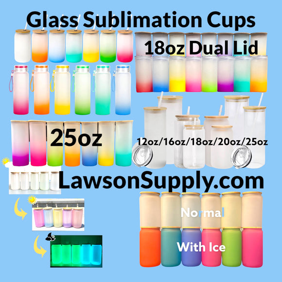 Glass Sublimation Cups