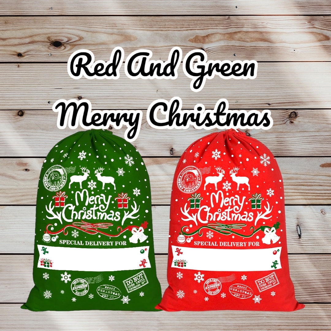 Sublimation Santa Sacks Santa Bags-