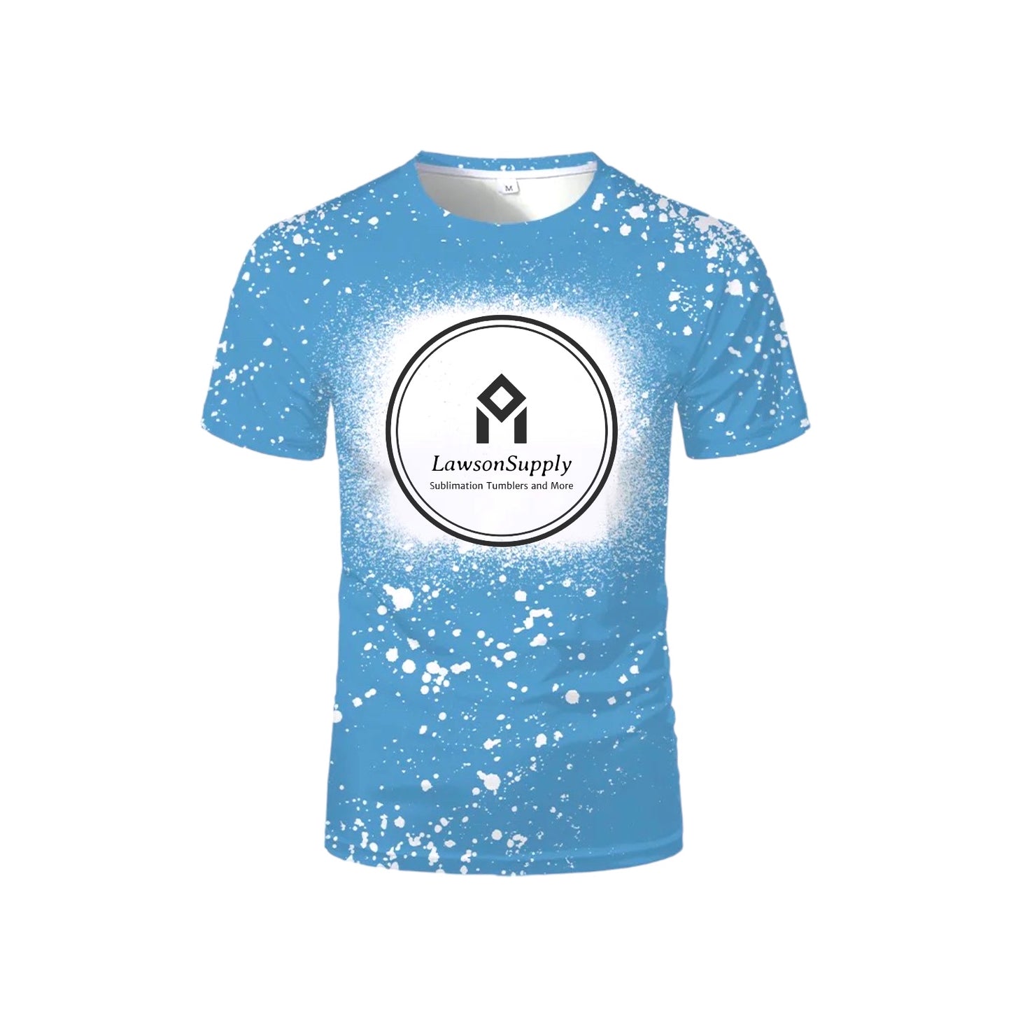 FAUX BLEACH Sublimation T-Shirts 95% Polyester Kids Sizes