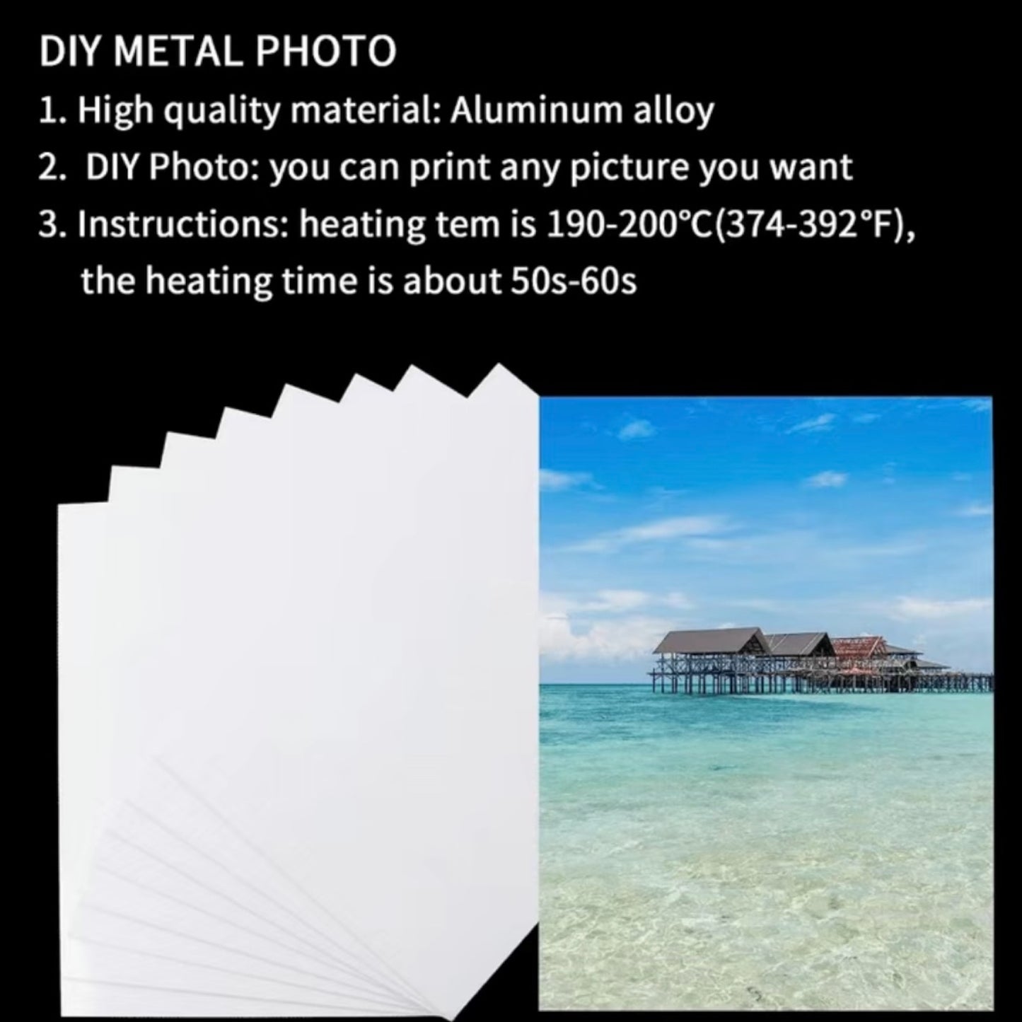 Aluminum Photo Slate Blank