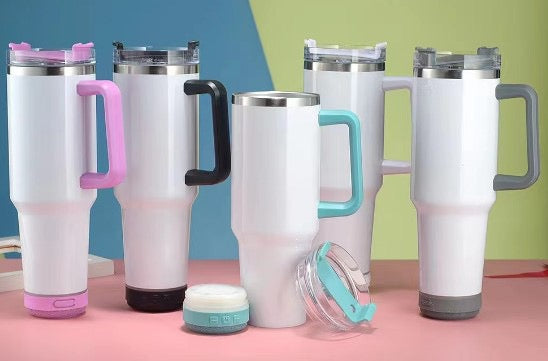 40oz Bluetooth Speaker Sublimation Tumbler