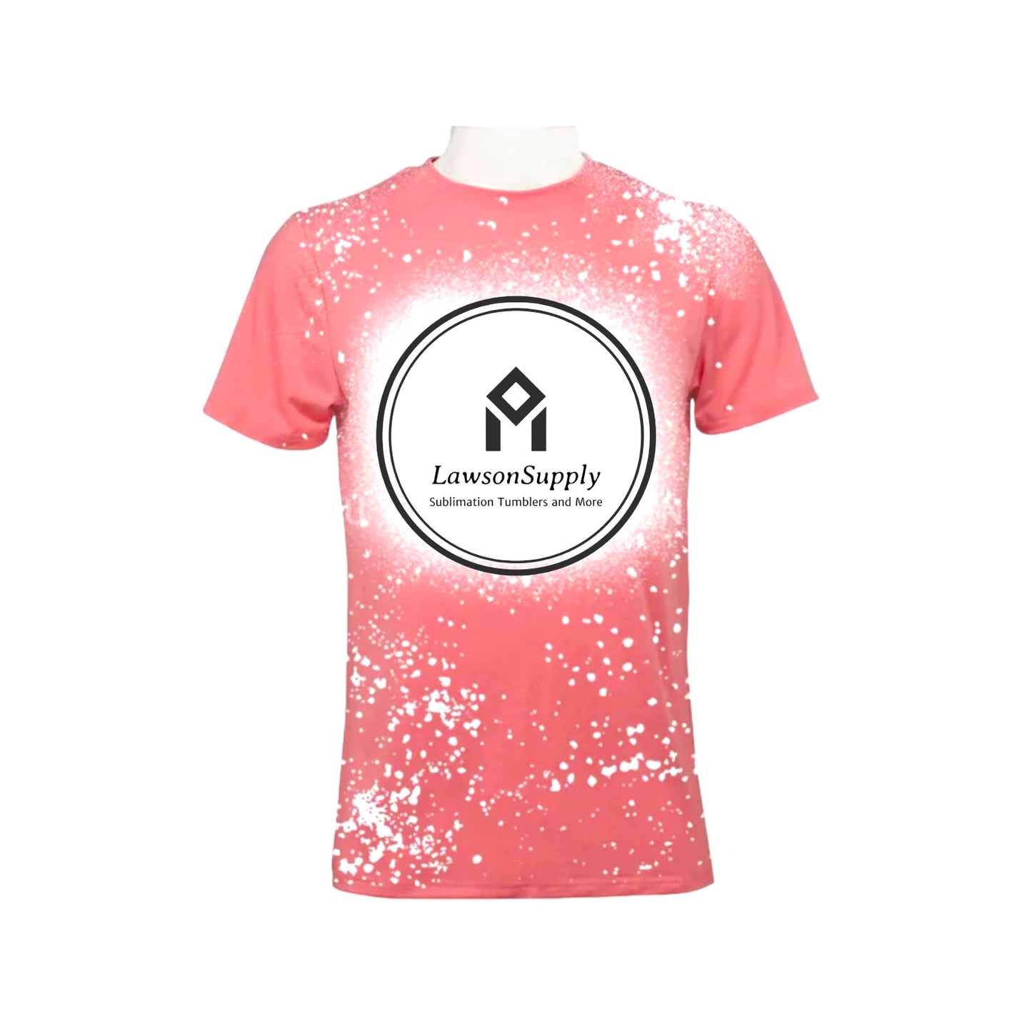 FAUX BLEACH Sublimation T-Shirts 95% Polyester Kids Sizes
