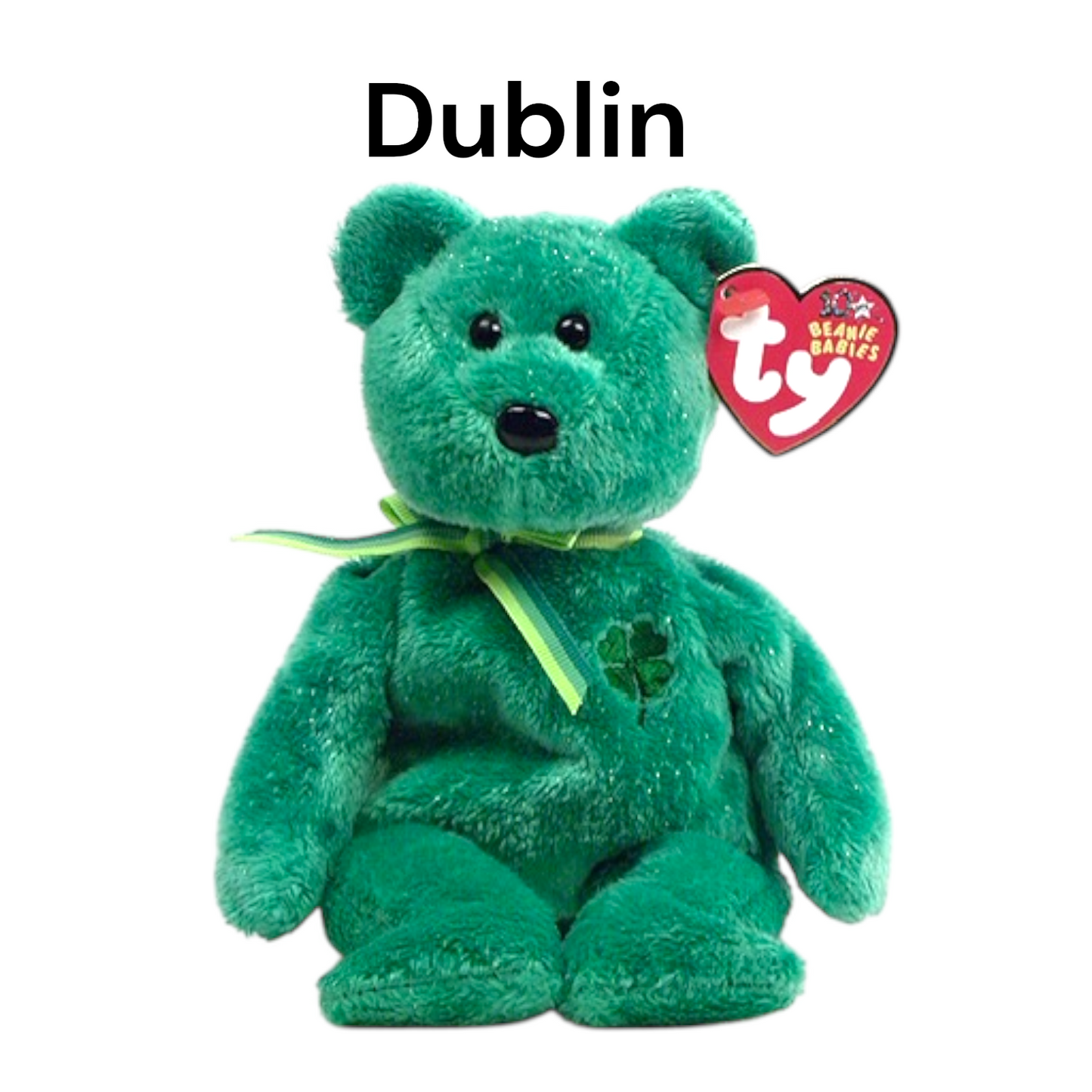 Ty Beanie Babies St. Patrick’s Day Shamrock, Erin, Killarney, Blarn-e, Luck-e, Clover, Lucky O’ Day, Patti O Lucky, O’ Fortune, McWolly, Woo
