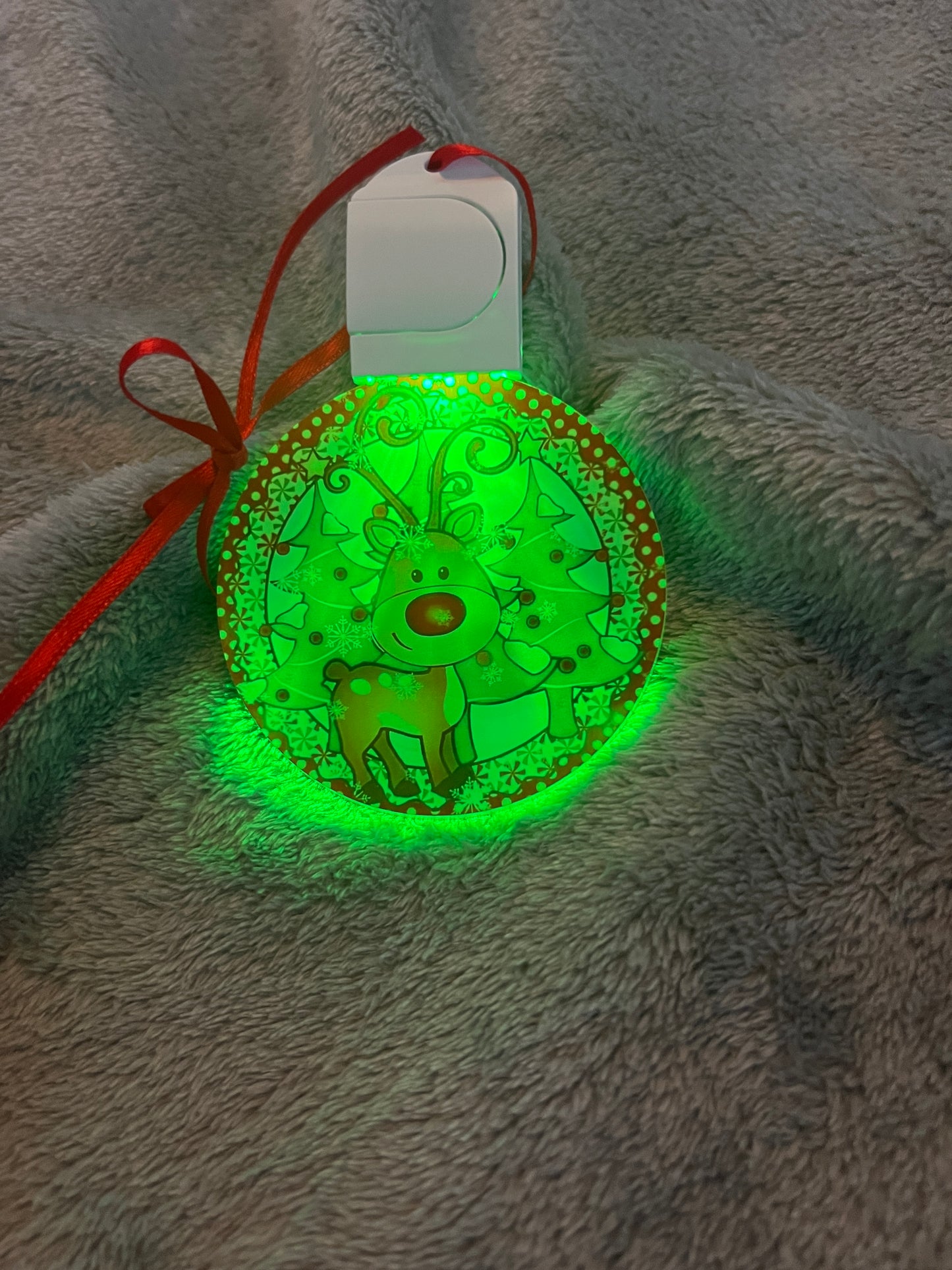 LED Acrylic Light Up Sublimation Ornament