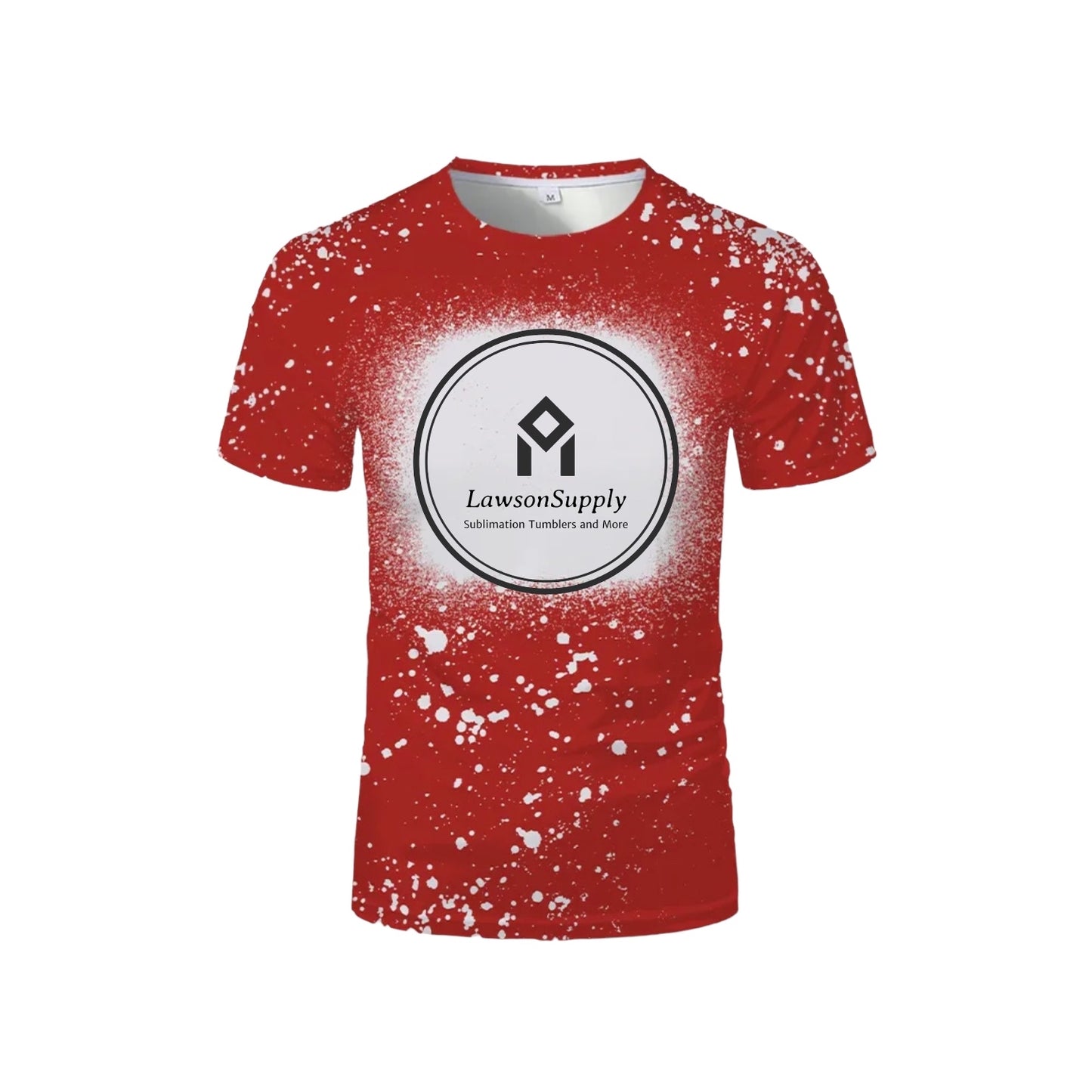 FAUX BLEACH Sublimation T-Shirts 95% Polyester Kids Sizes