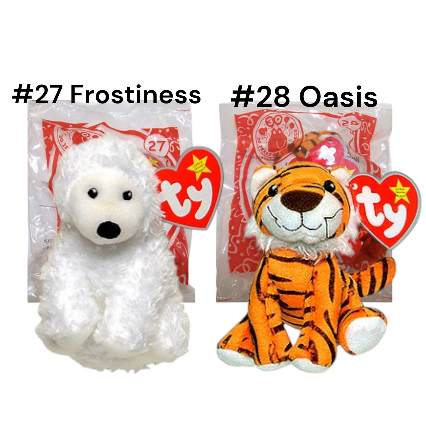 McDonald’s 2009 Ty Teenie Beanie Babies 2.0 30th Anniversary