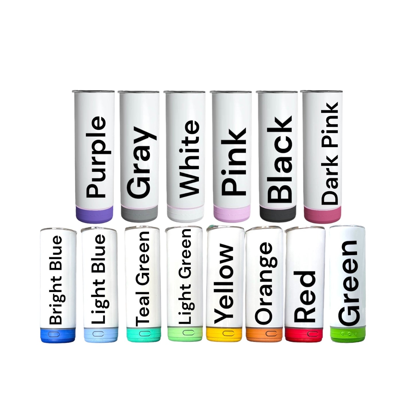 20oz Bluetooth 2 in 1 Glow In The Dark Speaker Sublimation Tumblers