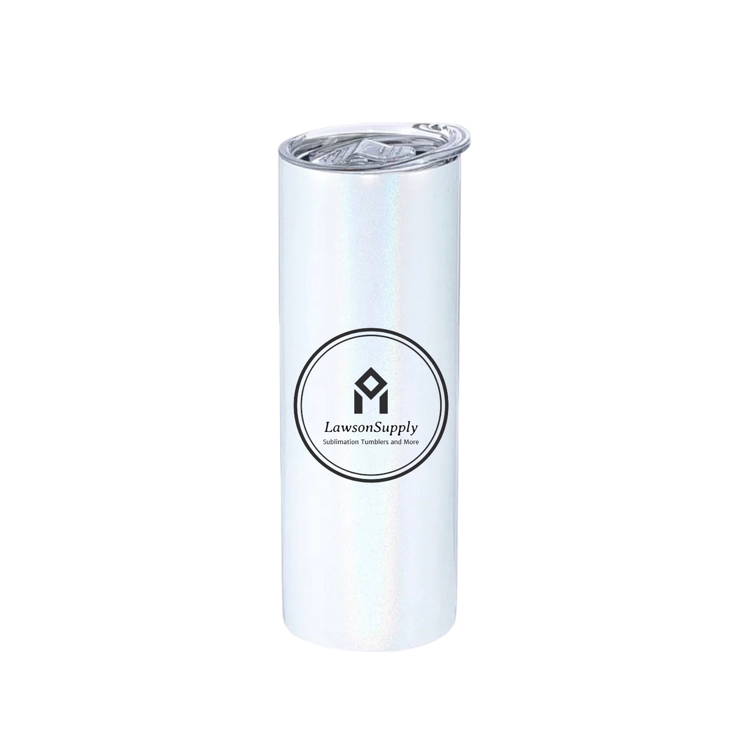 20oz Rainbow Sparkly Straight Sublimation Tumblers