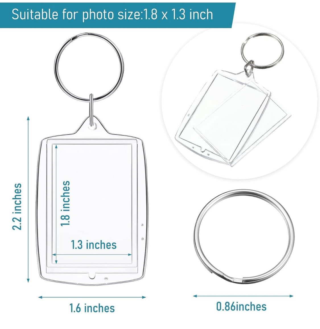 Acrylic Photo Keychain