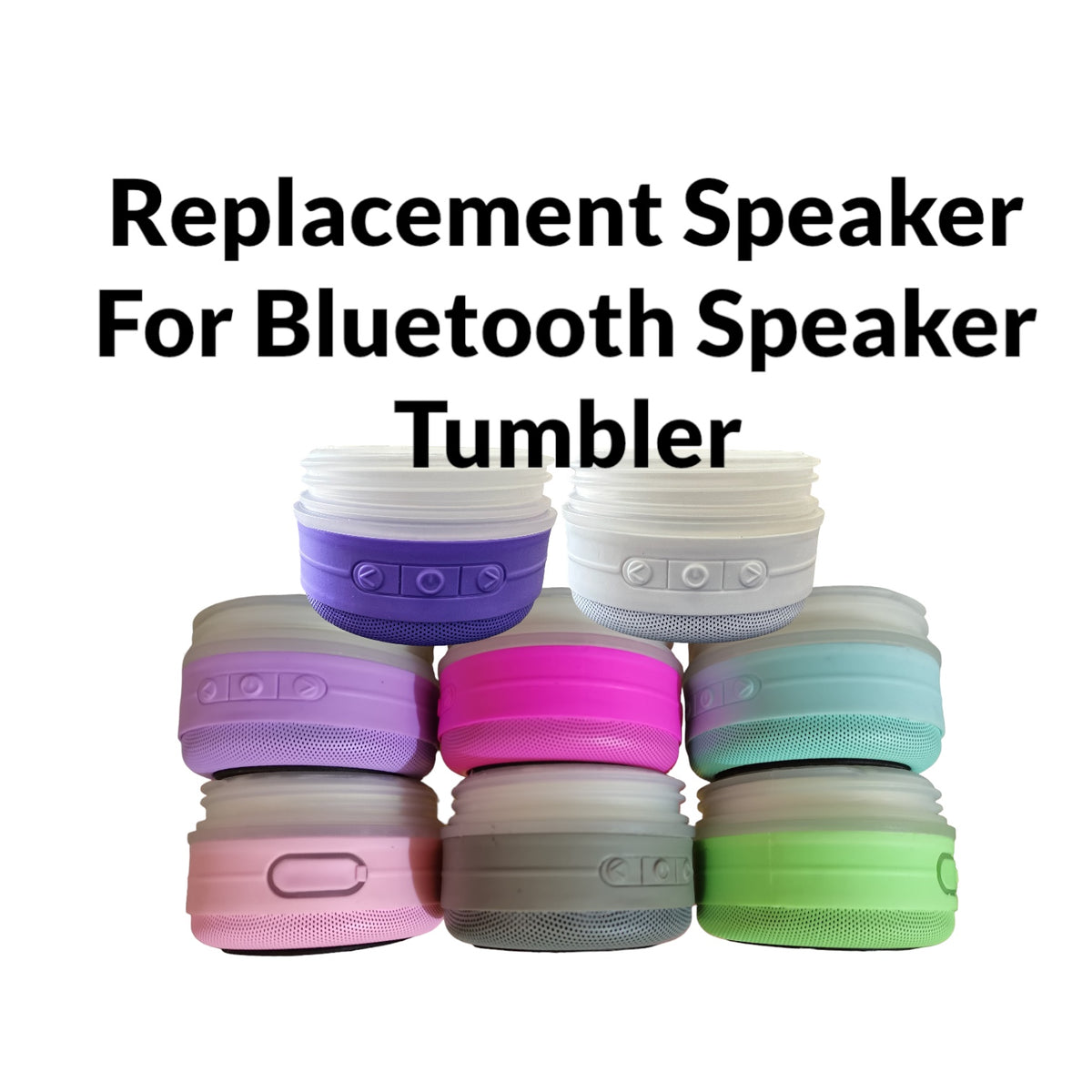 Koozie Blue Fabric Waterproof Bluetooth Speaker