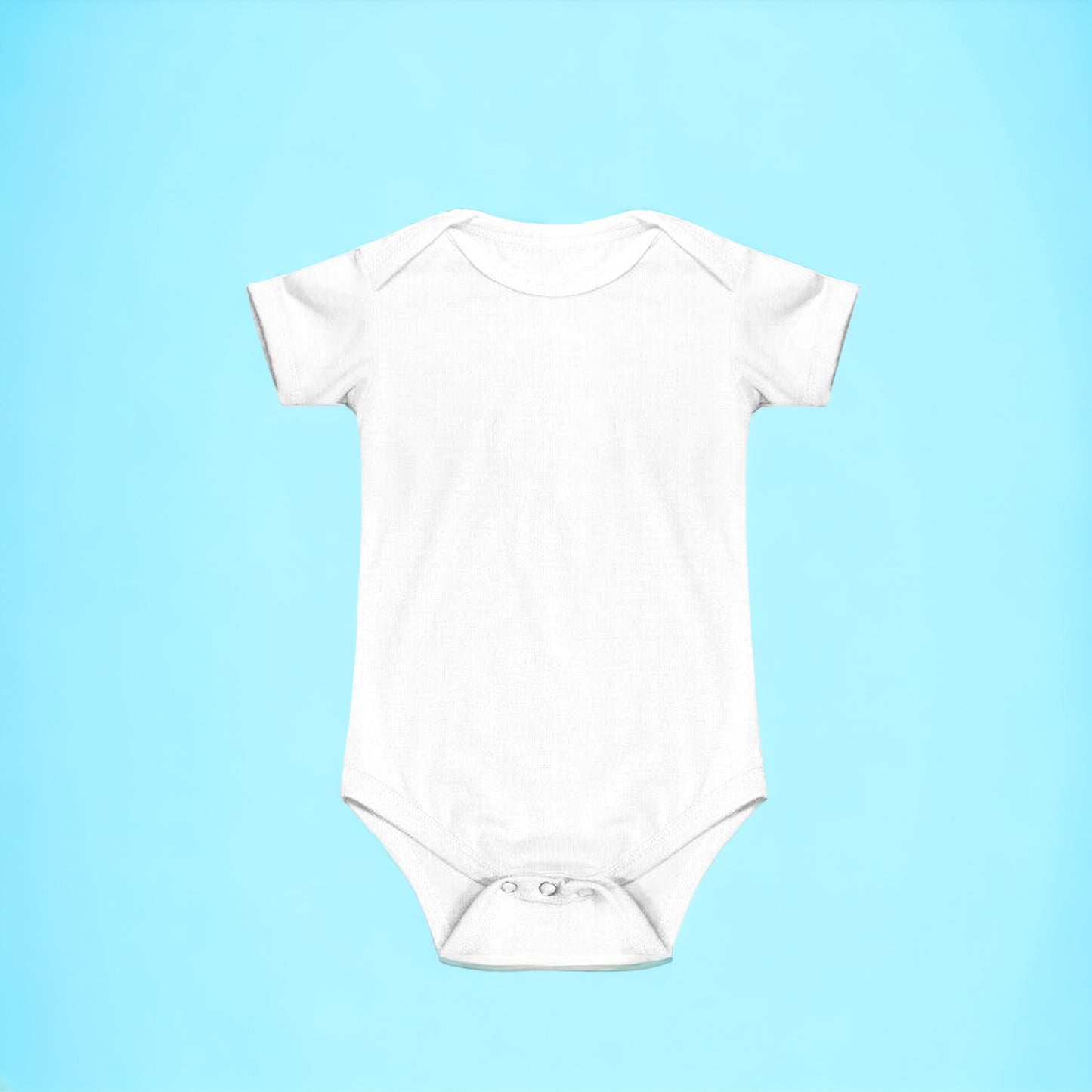 Short Sleeve Baby Onesie Cotton Feel 95% Polyester Sublimation T-Shirts