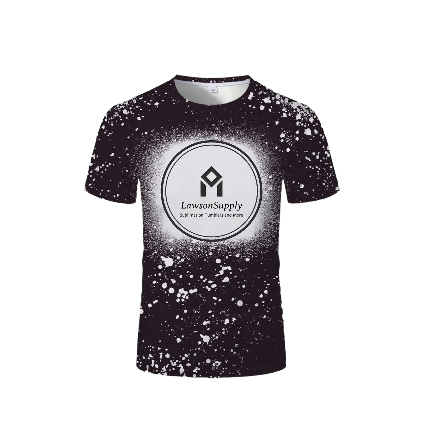 FAUX BLEACH Sublimation T-Shirts 95% Polyester Adult Sizes