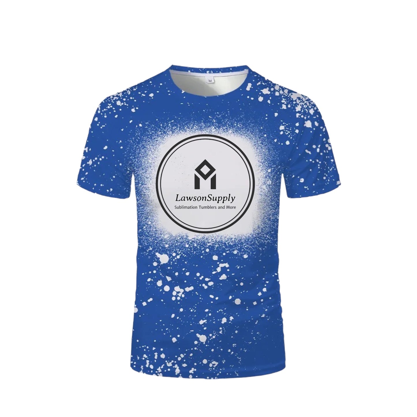 FAUX BLEACH Sublimation T-Shirts 95% Polyester Adult Sizes
