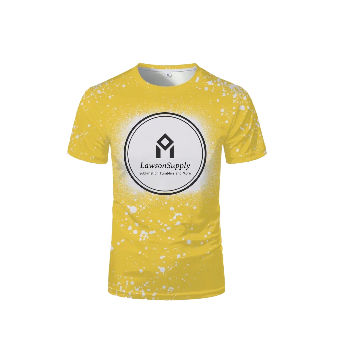 FAUX BLEACH Sublimation T-Shirts 95% Polyester Adult Sizes