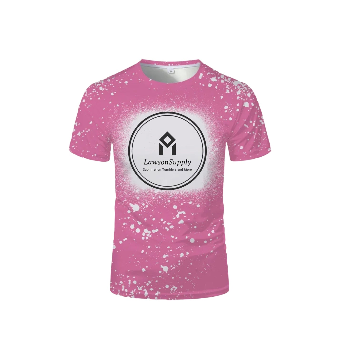 FAUX BLEACH Sublimation T-Shirts 95% Polyester Adult Sizes