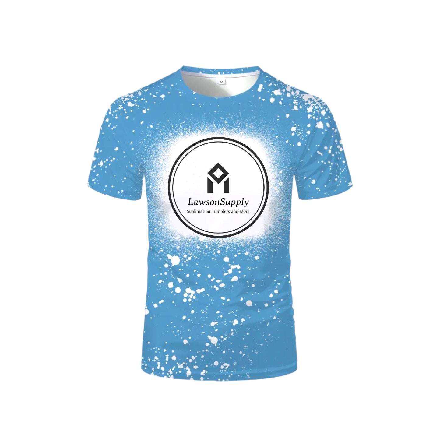 FAUX BLEACH Sublimation T-Shirts 95% Polyester Adult Sizes