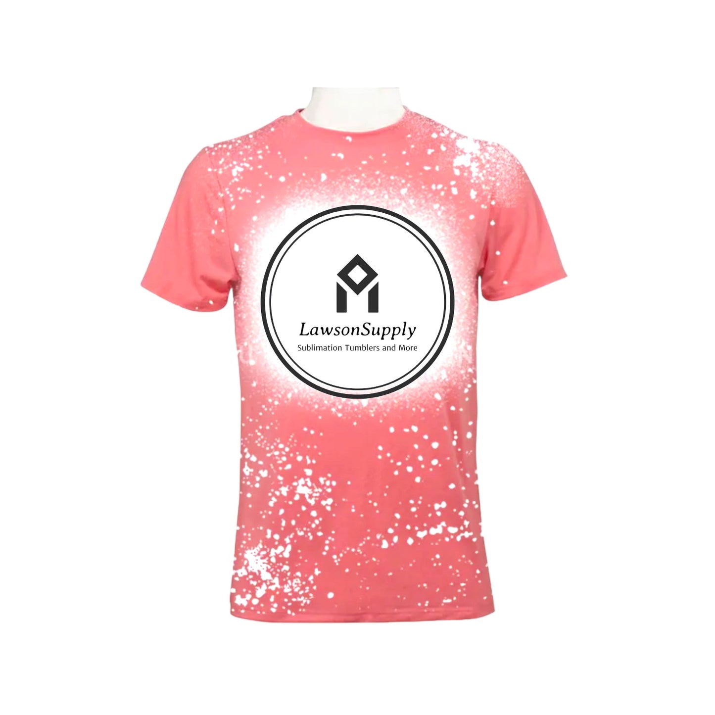 FAUX BLEACH Sublimation T-Shirts 95% Polyester Adult Sizes