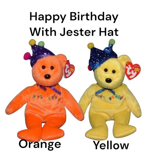 Ty Beanie Babies Hapy Birthday Bears
