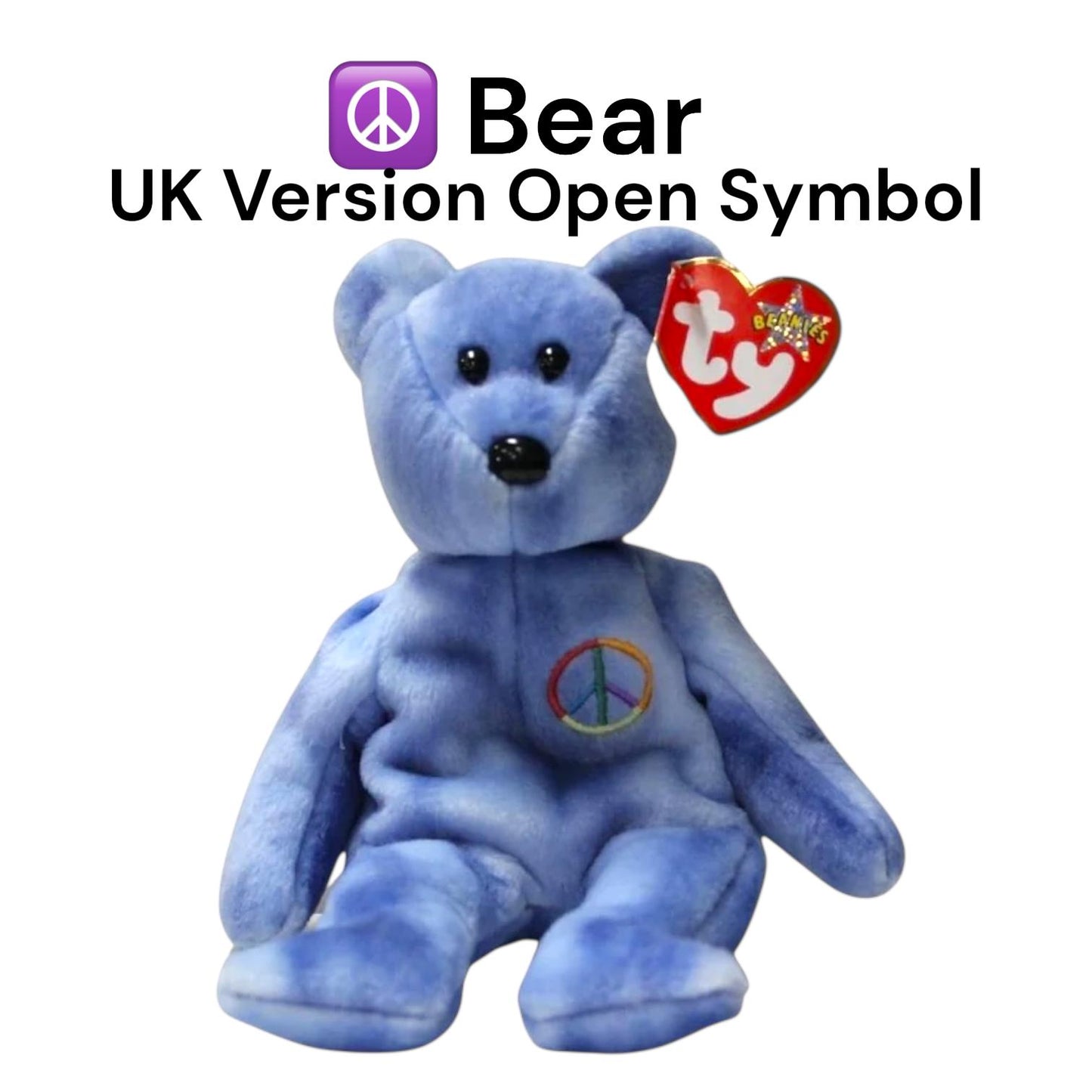 Ty Beanie Babies Peace & Garcia Bears