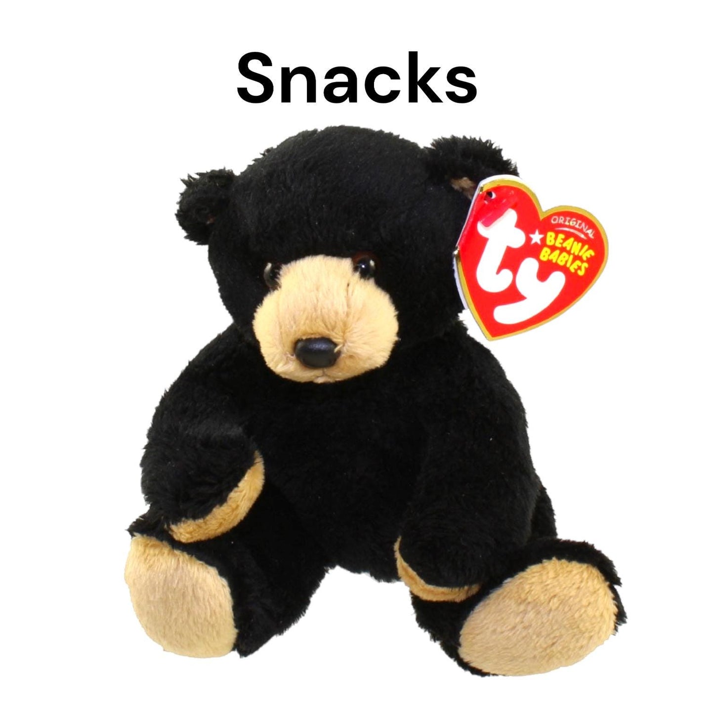 Ty Beanie Babies Black Bears & Brown Bears Logger, Cinders, Pecan, Sequoia, Monarch, Bixby, Kodi, Snacks