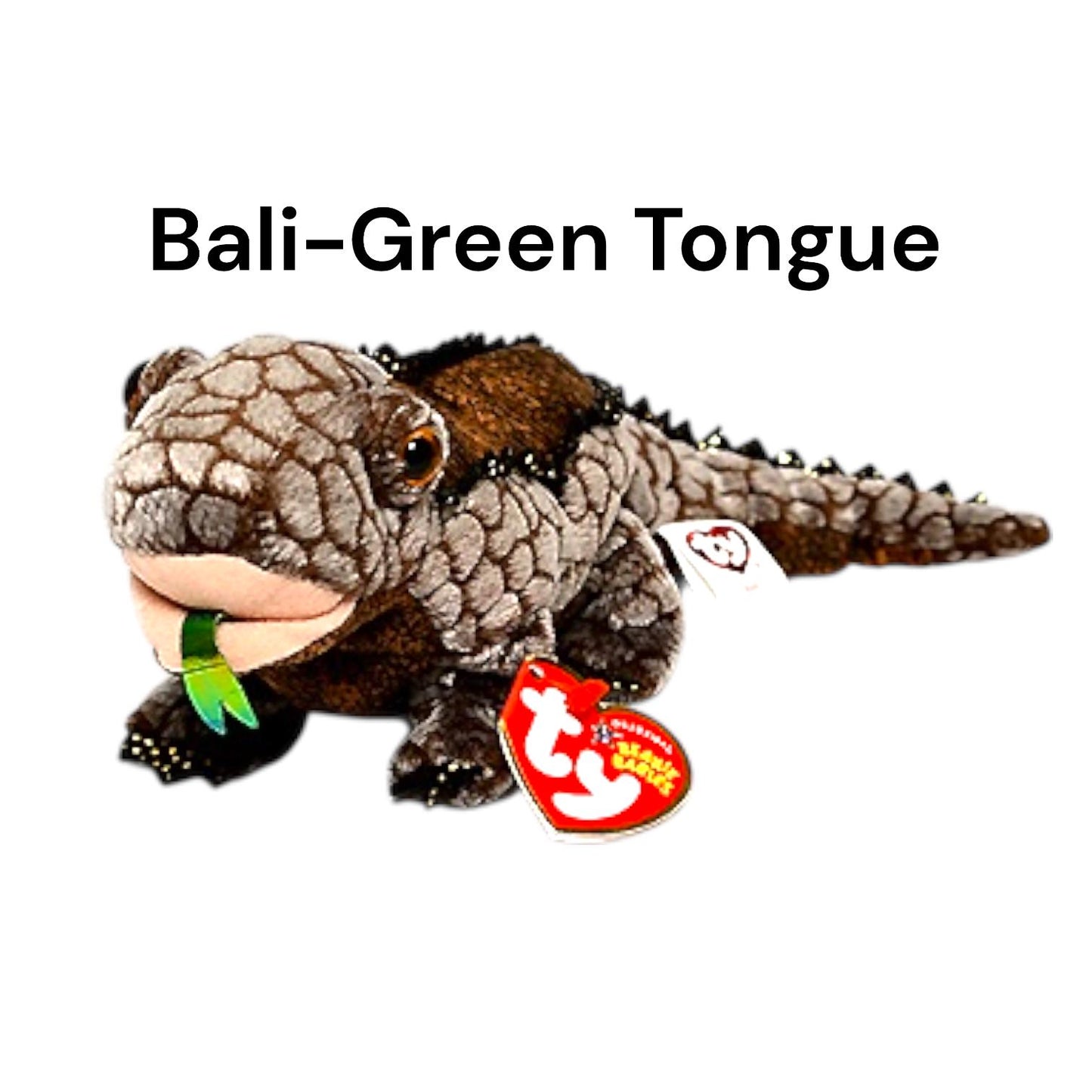 Ty Beanie Babies Lizards Bali, Lizzy, Slayer, Scaly