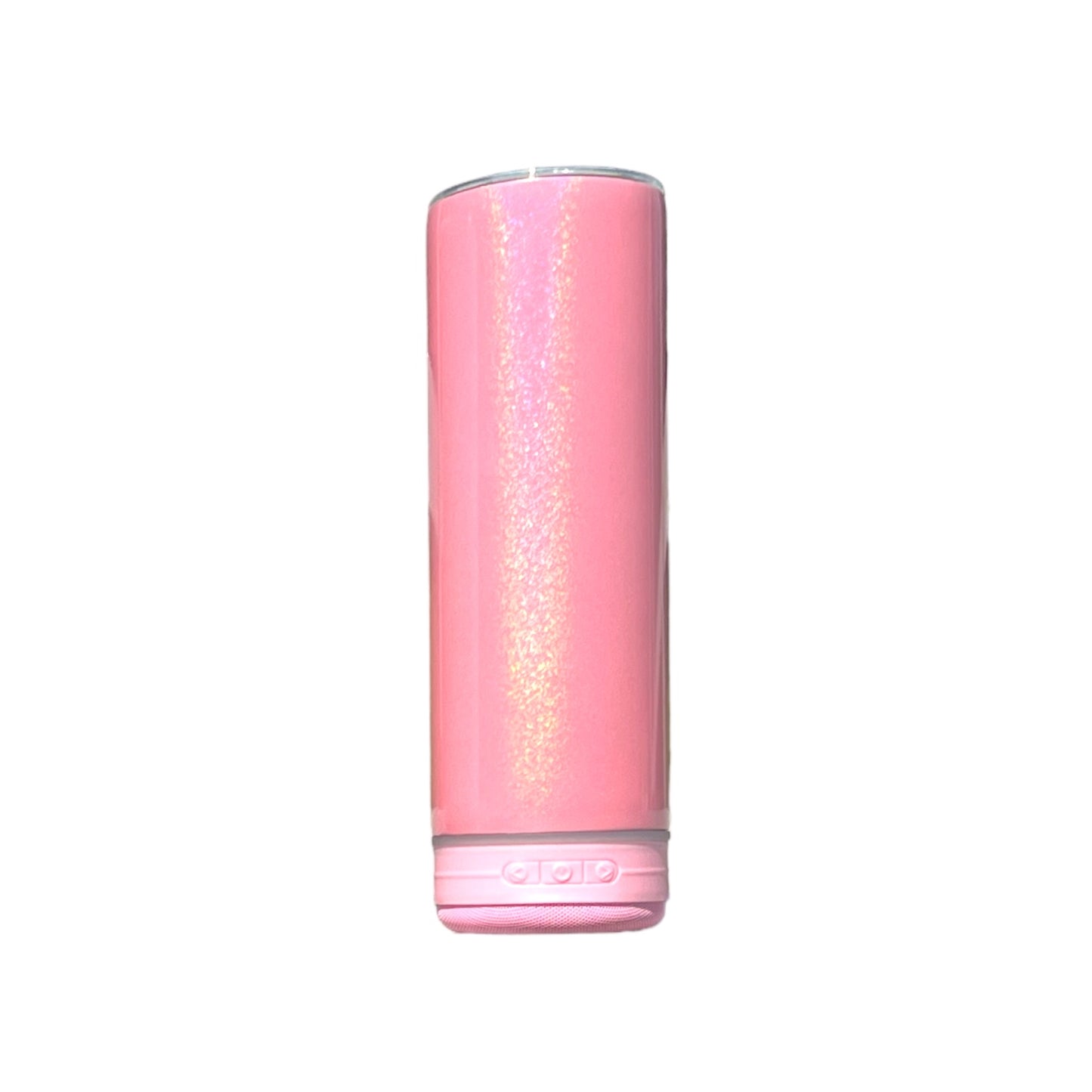 Rainbow Sparkly Iridescent 20oz Sublimation Bluetooth Speaker Tumbler