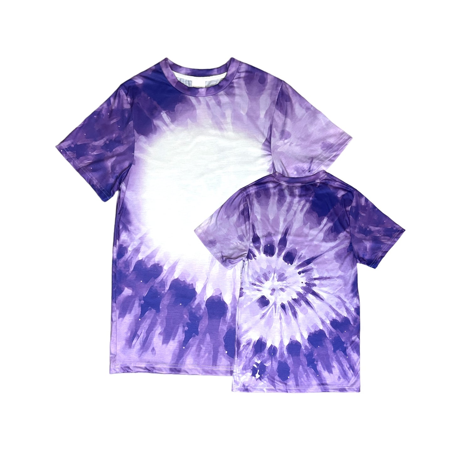 Kids Tie Dye Bleach 95% Polyester Sublimation T-Shirt