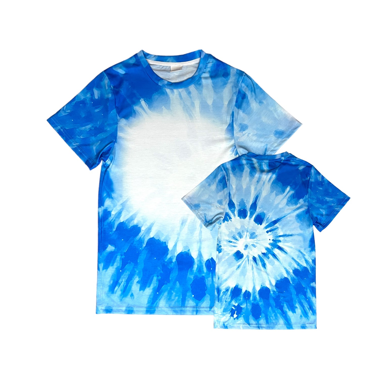 Kids Tie Dye Bleach 95% Polyester Sublimation T-Shirt