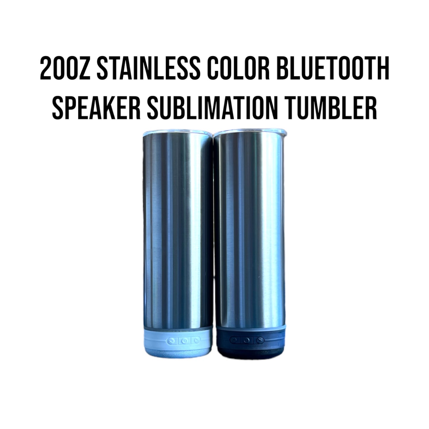 20oz Stainless Steel Bluetooth Speaker Sublimation Tumbler