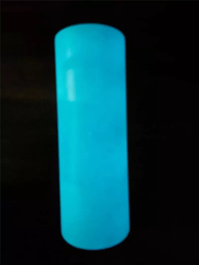 20oz Straight GLOW in the Dark Sublimation Tumbler