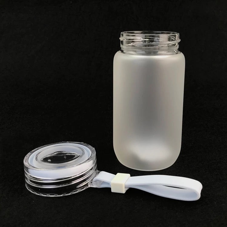 Blank Glass Sublimation Frosted Water Bottle