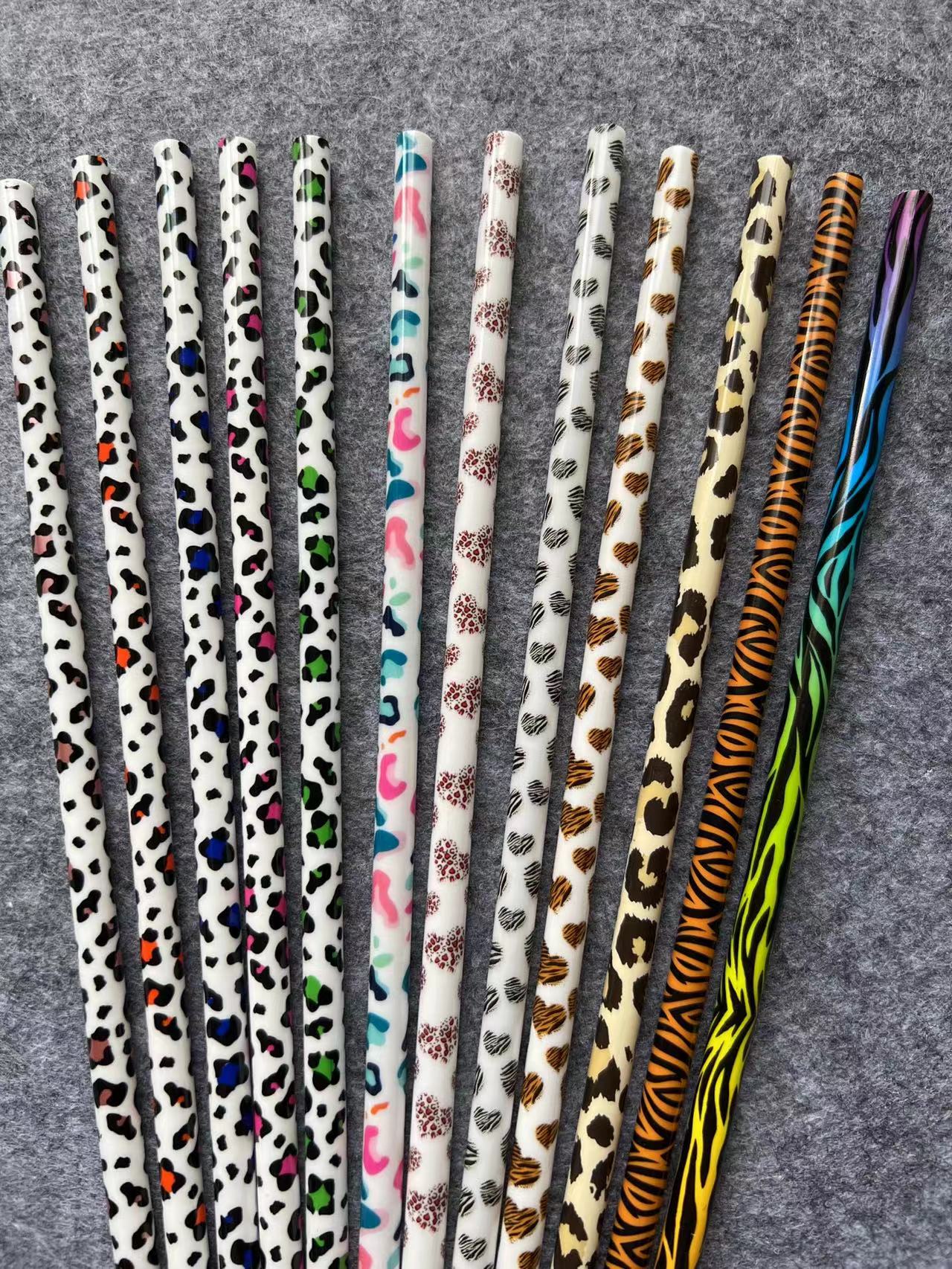 Printed Plastic Straws