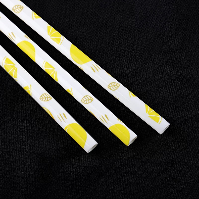 Printed Plastic Straws
