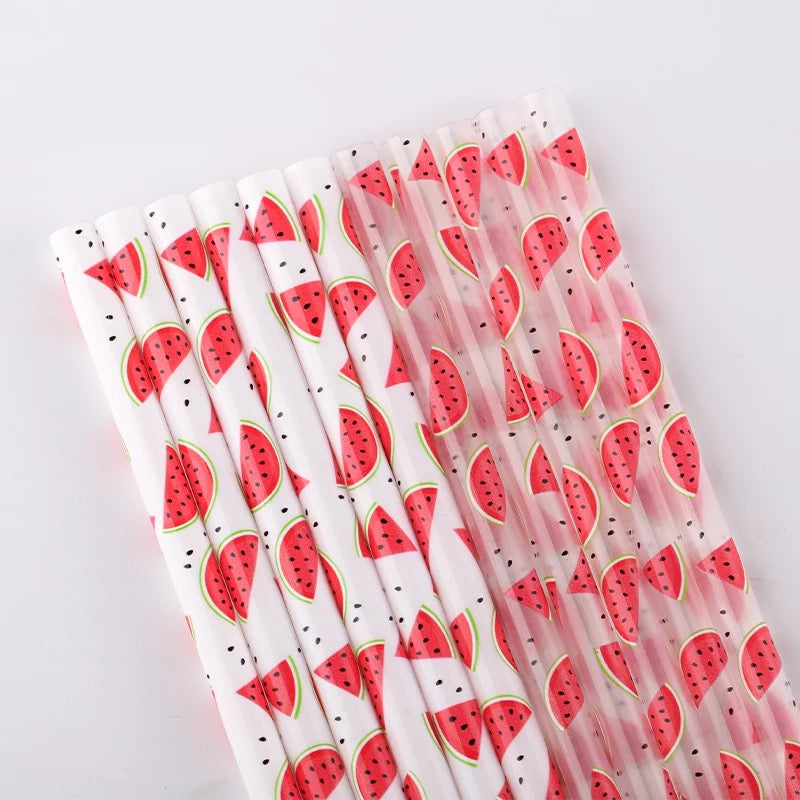 Printed Plastic Straws