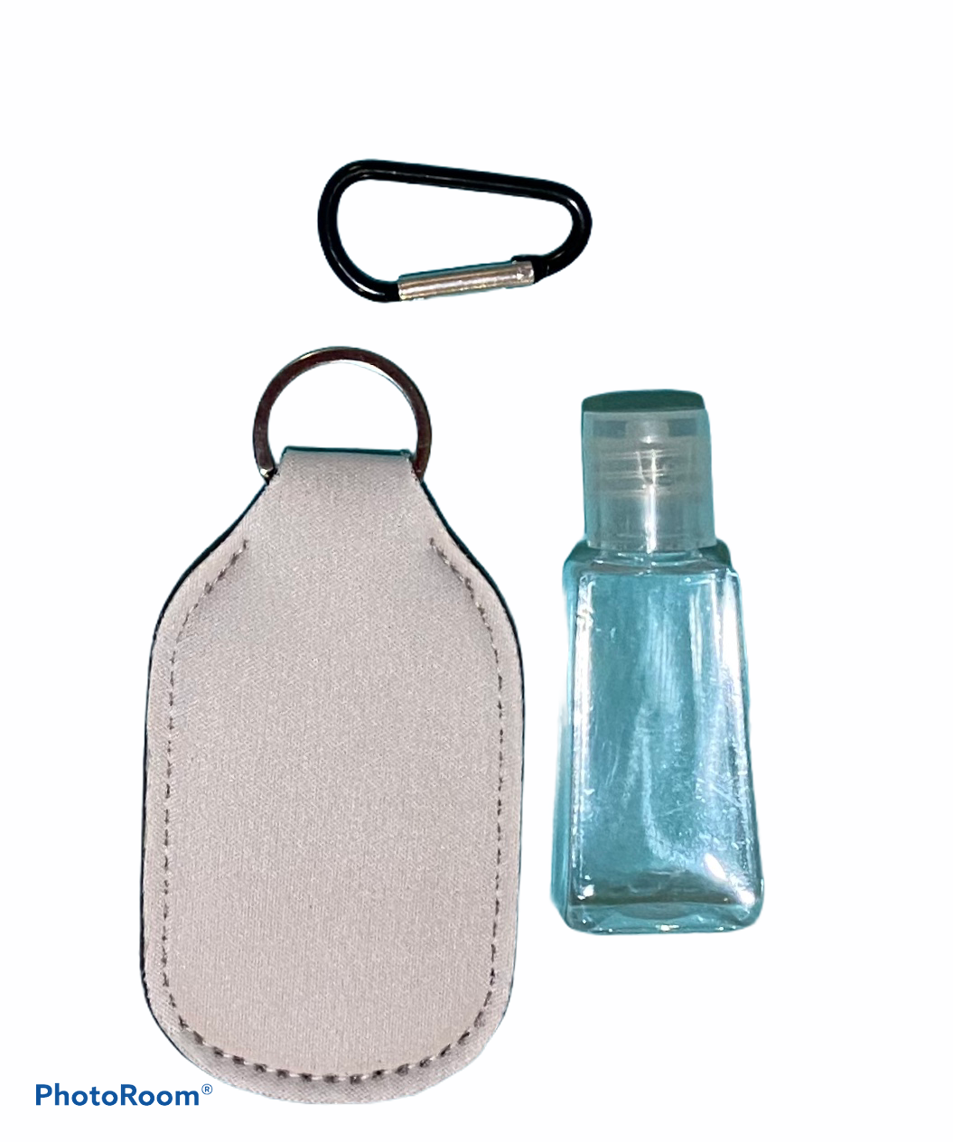 10 Pack- Hand Sanitizer Holder Key Chain With Easy Hook