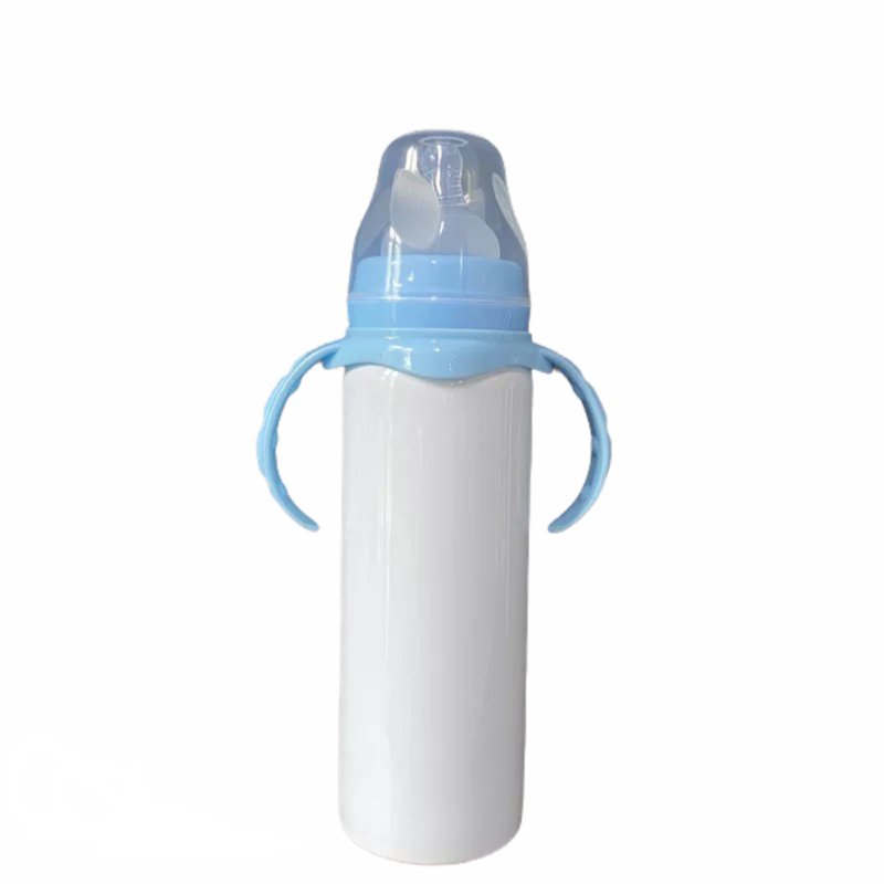 8oz Straight Baby Toddler Bottle For Sublimation