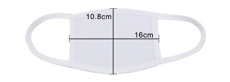 10 Pack- Face Masks 100% Polyester W/Pocket