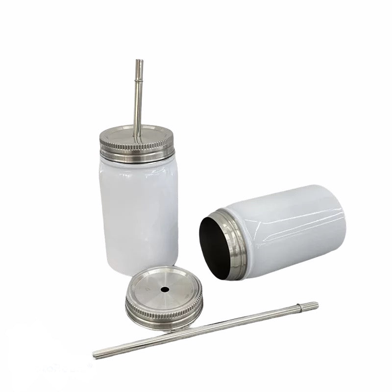 17oz Mason Jar Sublimation Tumbler