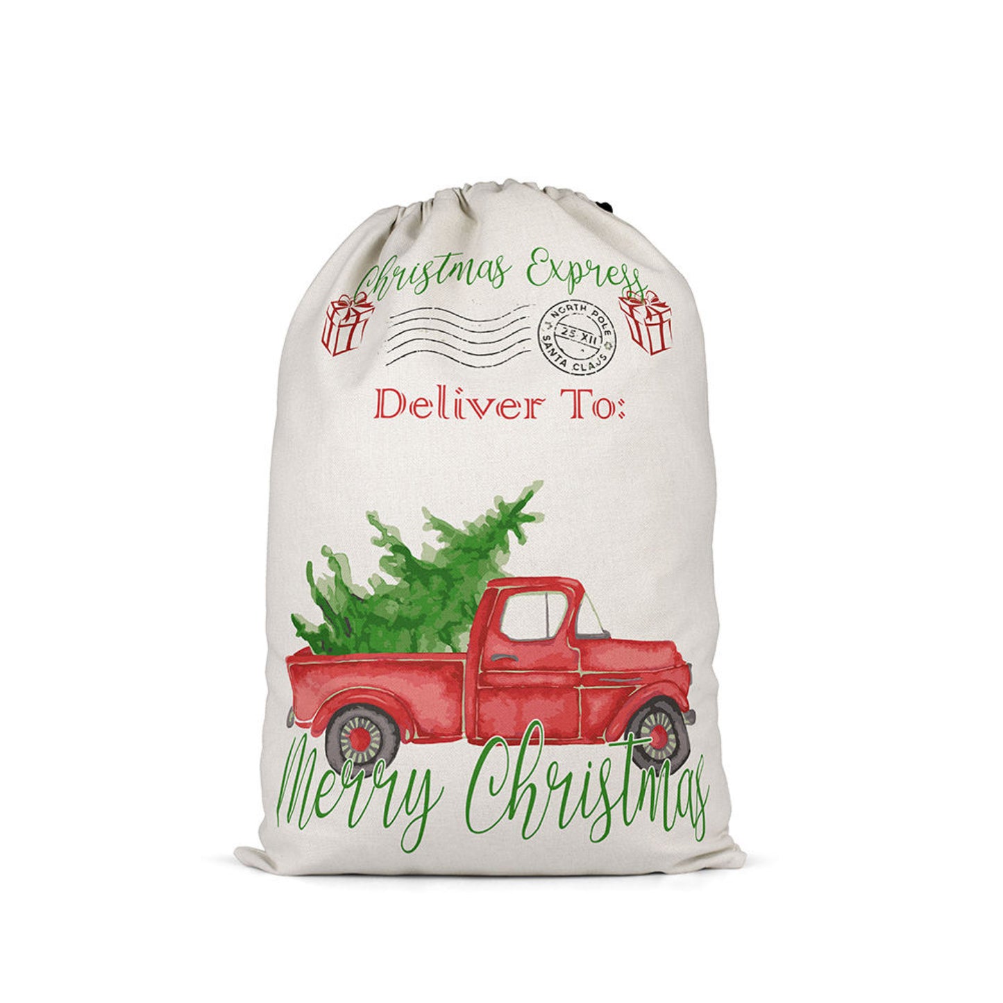 Sublimation Santa Sacks Santa Bags-
