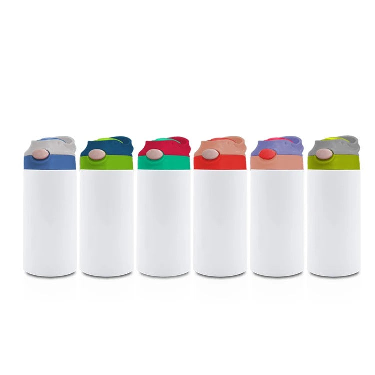 12oz Straight Kids Cups Water Bottles Sublimation Ready