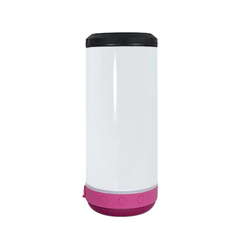 16oz 4 In 1 Can Cooler Sublimation Glow in The Dark 4 in 1 Bluetooth Speaker Tumbler