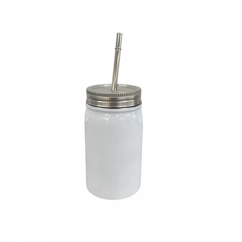 17oz Mason Jar Sublimation Tumbler