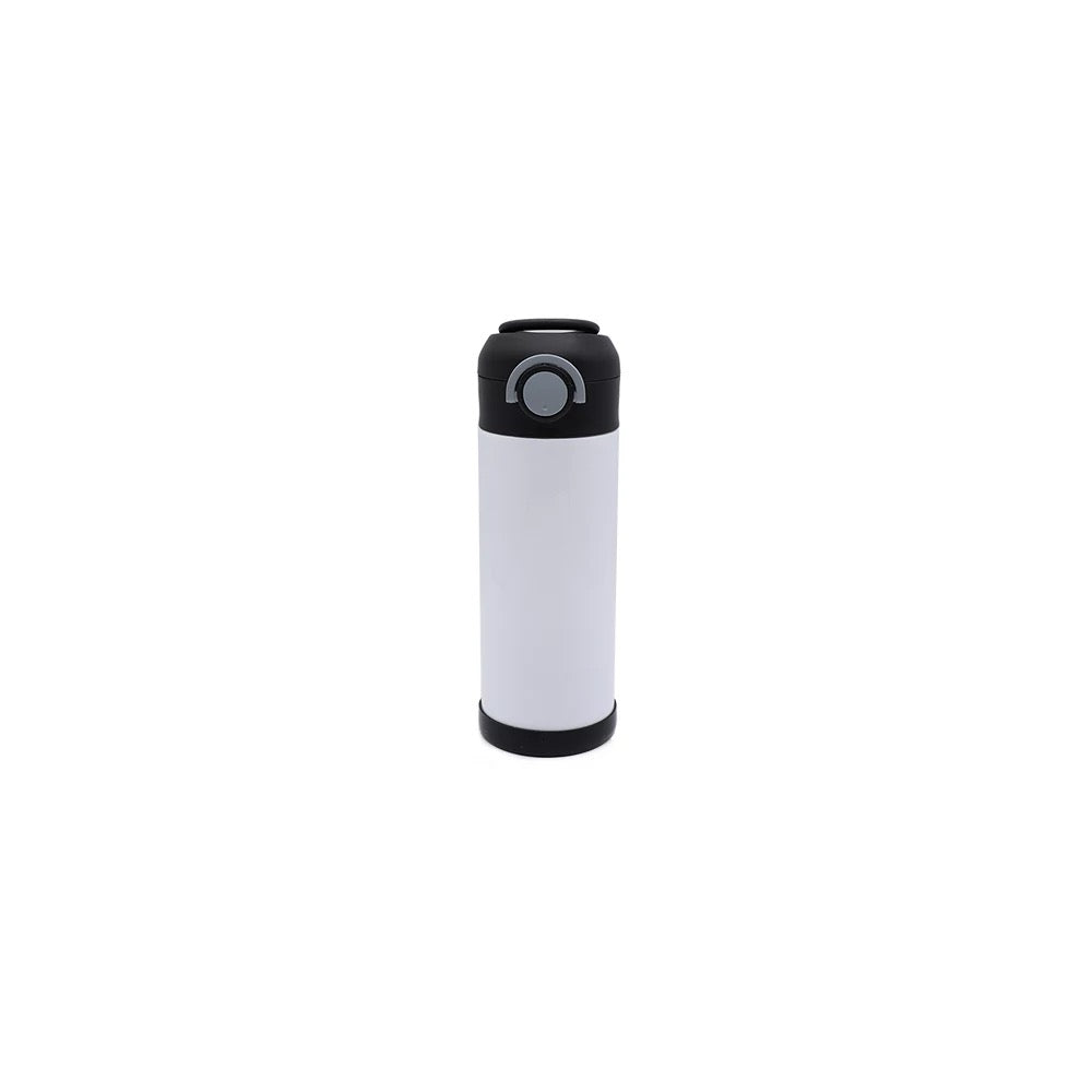 12oz Kids Sublimation Water Bottle With Pop Up Handle
