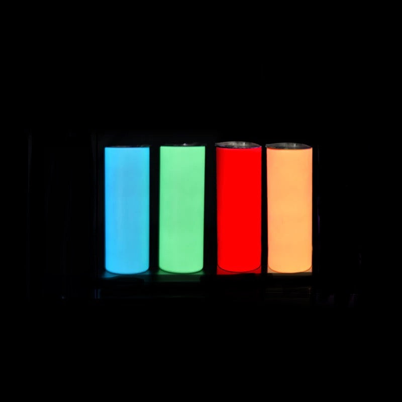 20oz Straight GLOW in the Dark Sublimation Tumbler