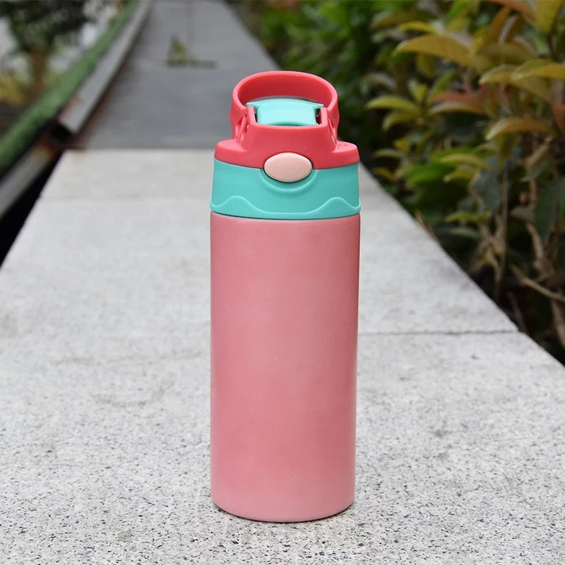 12oz Kids Sublimation Water Bottle 3 in 1 UV And Glow