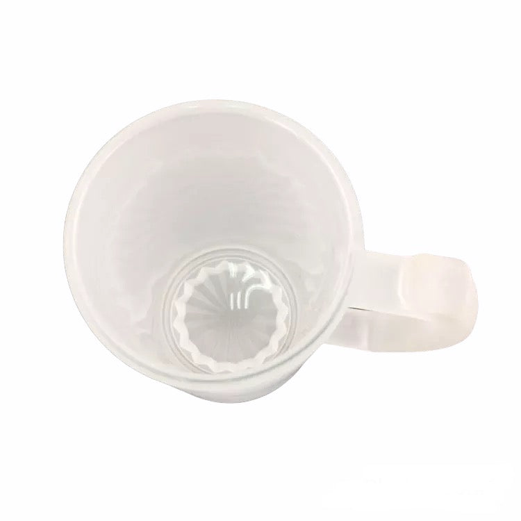 16oz Frosted Glass Sublimation Beer Mug