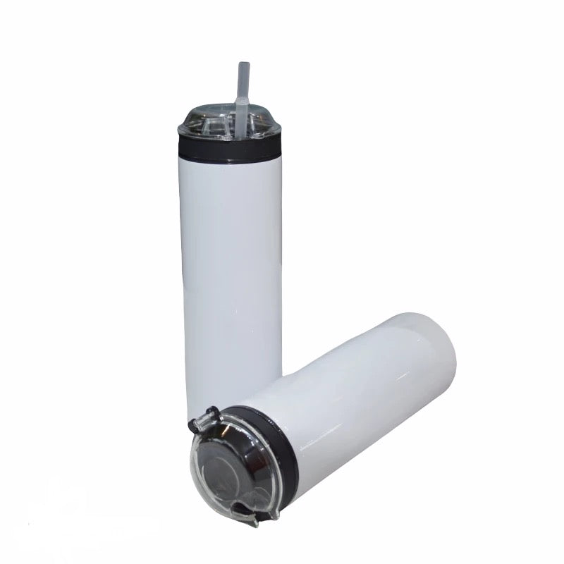 20oz Straight Sublimation Snack Lid Tumbler