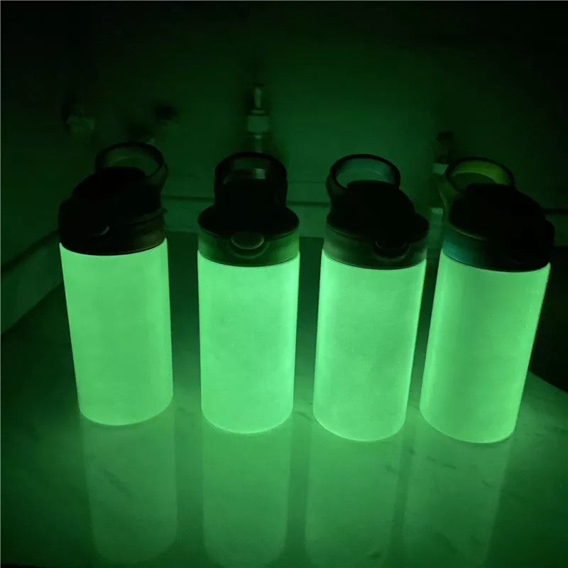 12oz Kids Sublimation Water Bottle 3 in 1 UV And Glow