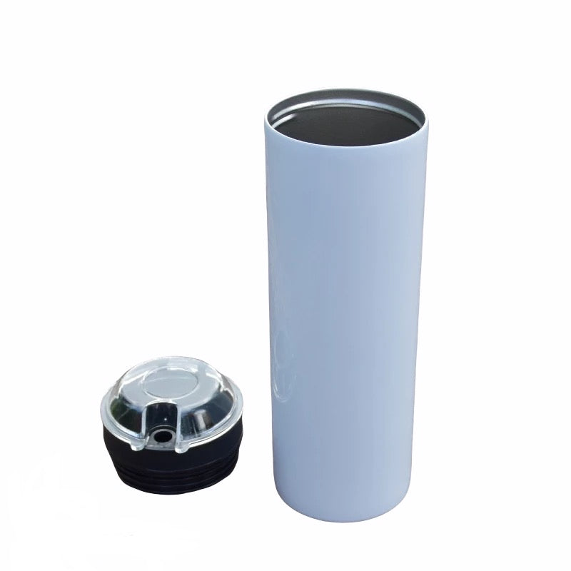 20oz Straight Sublimation Snack Lid Tumbler