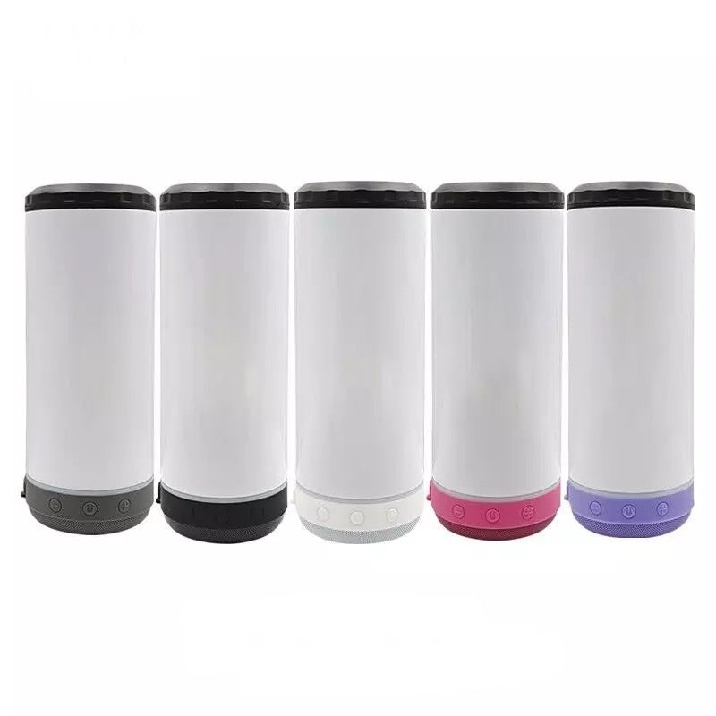 16oz 4 In 1 Can Cooler Sublimation Glow in The Dark 4 in 1 Bluetooth Speaker Tumbler
